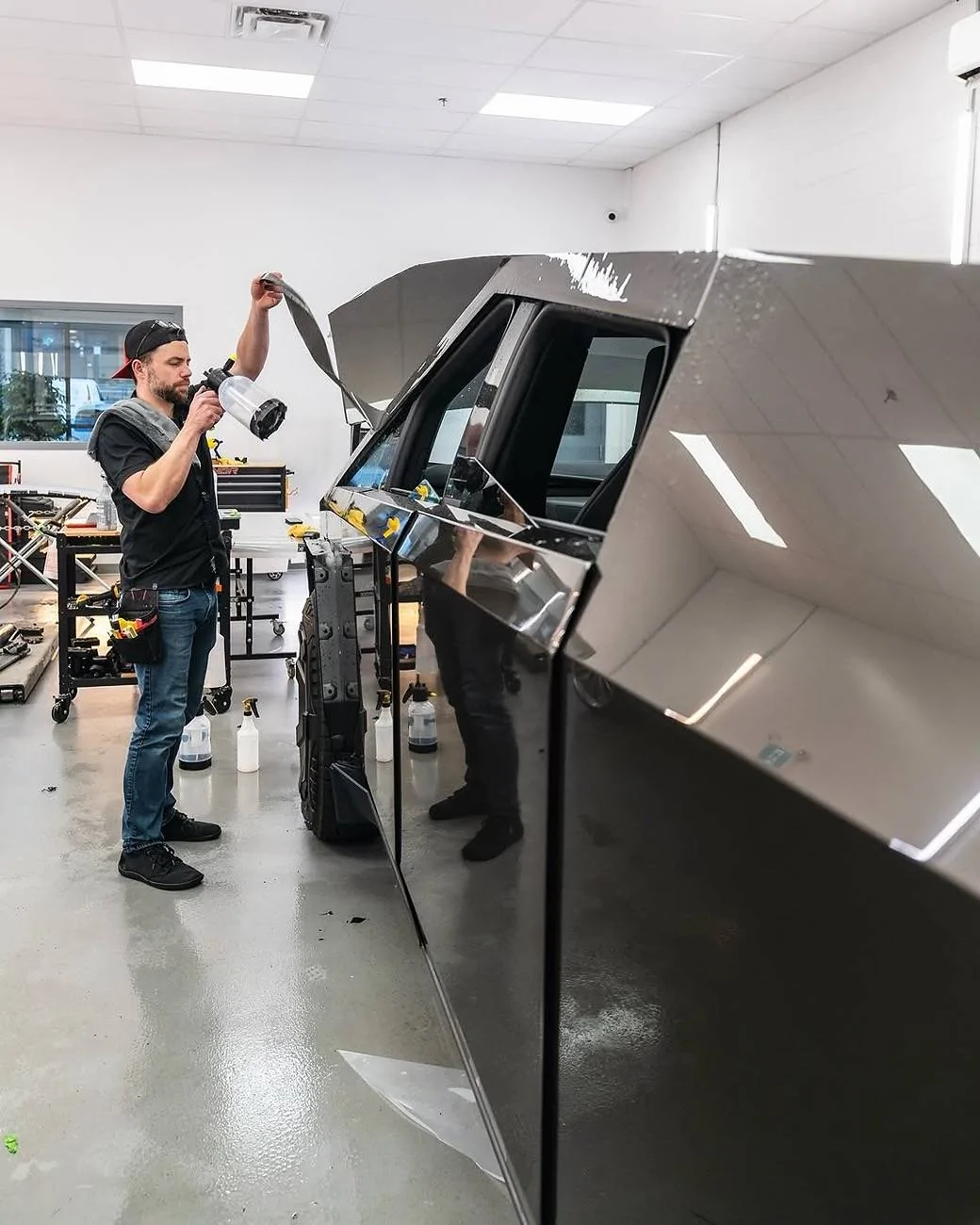 Tesla Cybertruck Pure PPF Platinum Cybertruck wrapped by Eastern Legends Snapinsta.app_473041449_18442796977073201_1327131697101432162_n_1080