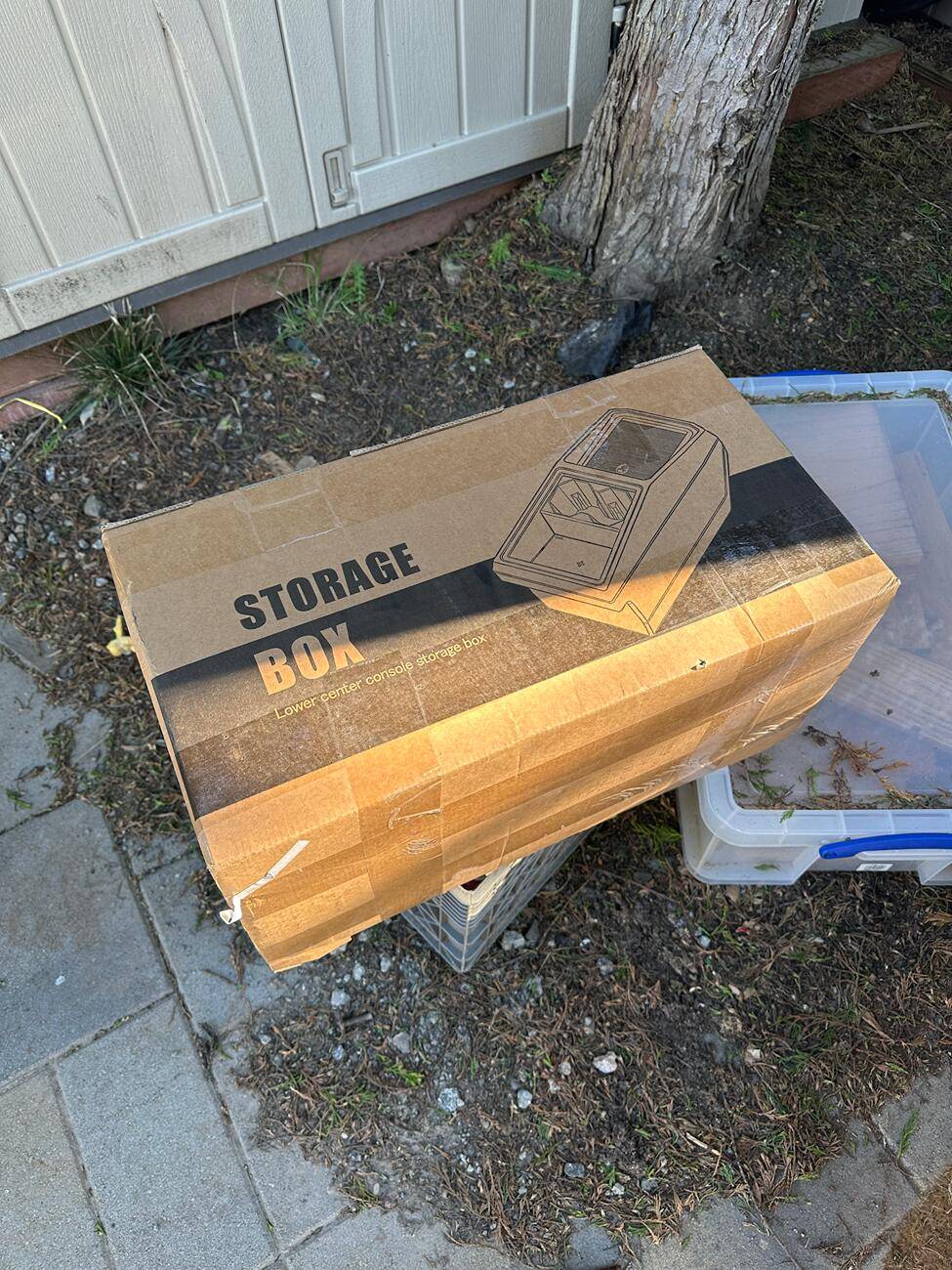 Tesla Cybertruck 🎉Cybertruck Center Console Floor Organizer Giveaway by Teslaunch🎉-Allows you to maximize the floor space of the cybertruck CT_Teslaunch_Storage_Box_Unopened_01-14-2025_Small