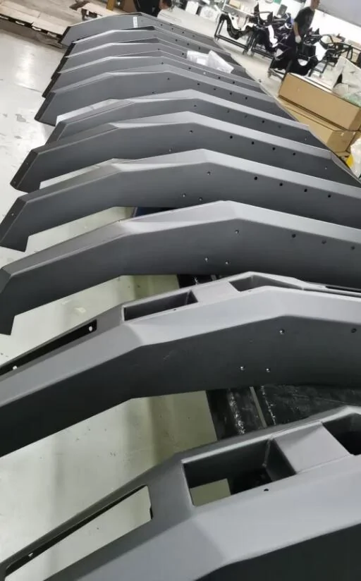 Tesla Cybertruck Introducing T Sportline CTX Extreme Duty Front Bumper with Integrated Winch (High-Output) & Lighting image (149)