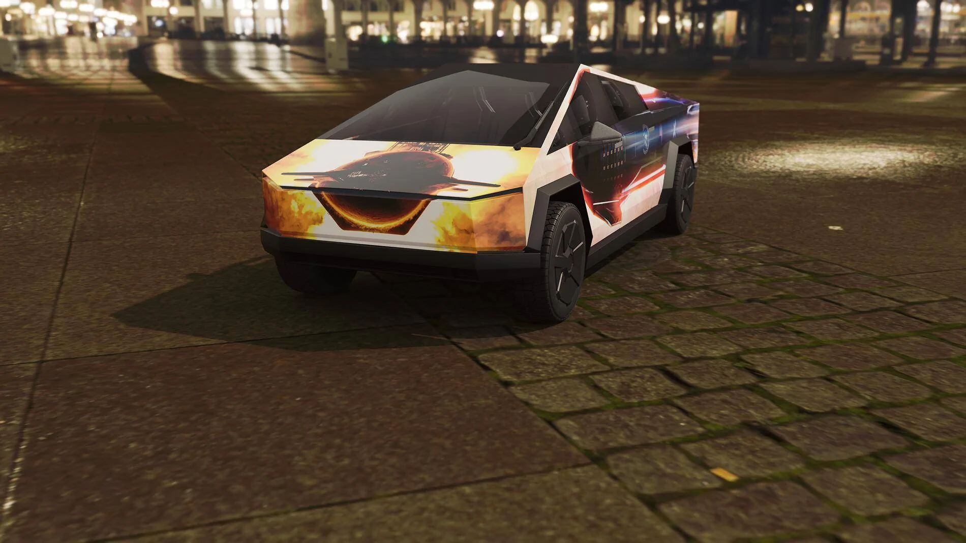Tesla Cybertruck Custom Vinyl Starship Cybertruck Wrap available now! IMG_2286