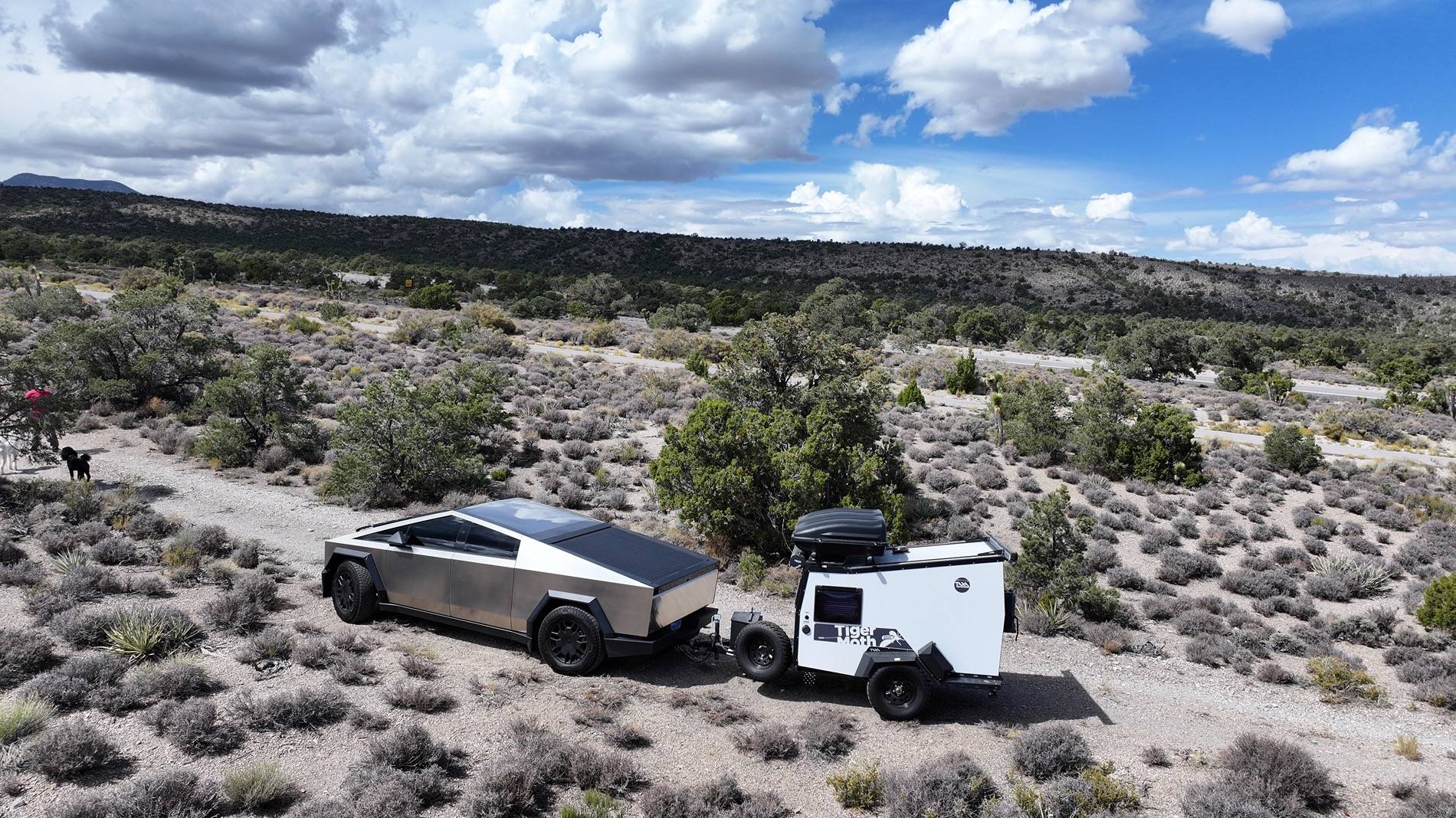 Tesla Cybertruck Anybody have experience with or thoughts about this spare hitch solution? dji_fly_20240920_122454_0156_1726886408632_photo
