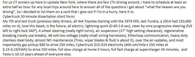Tesla Cybertruck I finally did a demo test drive ..... 1737297200526-z4