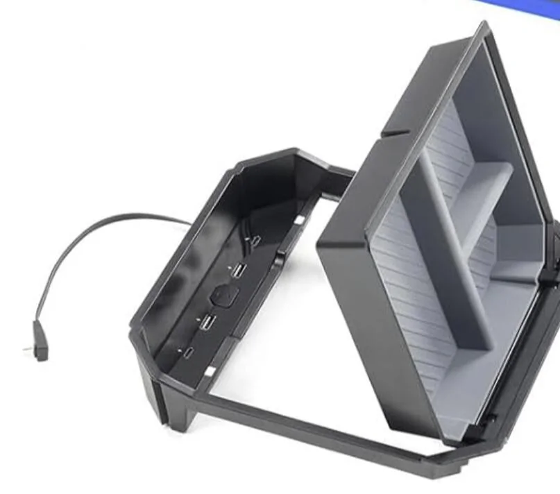 Tesla Cybertruck Front console powered storage 1737320474852-sn
