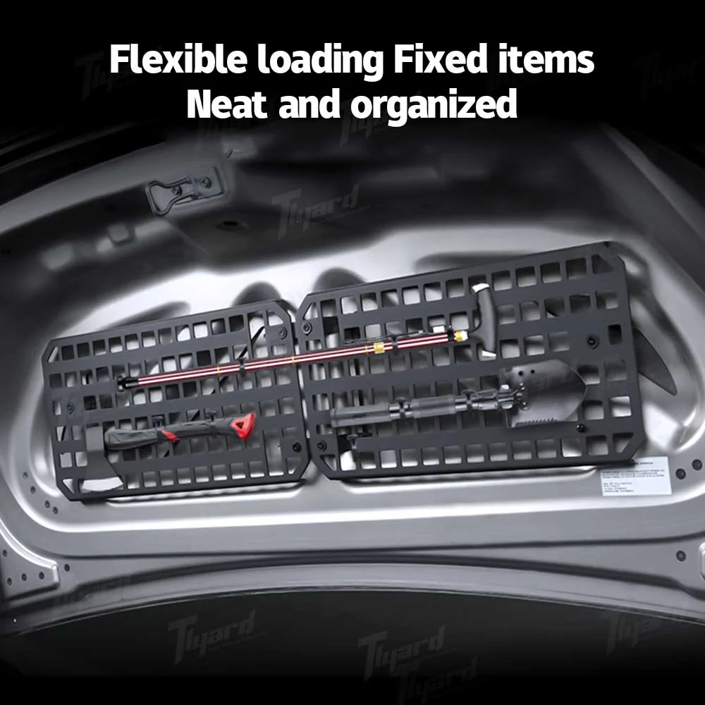 Tesla Cybertruck Tlyard Frunk Molle Panels for Tesla Cybertruck 2024 | Maximize Your Cybertruck Storage| 2