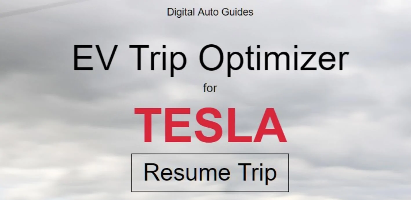 Tesla Cybertruck Trip planner - multi day trips 1737644205390-ta