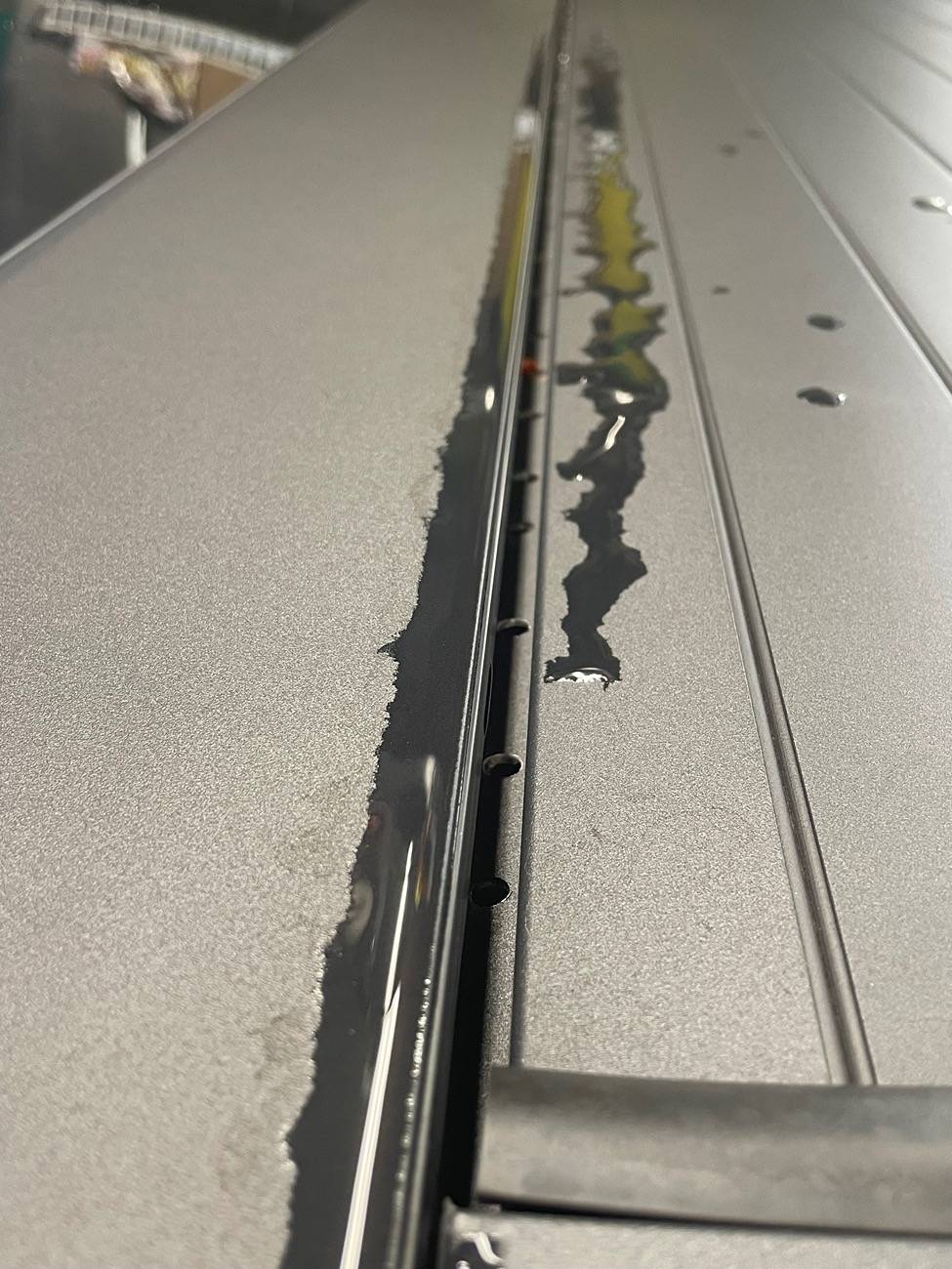 Tesla Cybertruck Tonneau cover gap issue fixed by Service Center under warranty IMG_6569