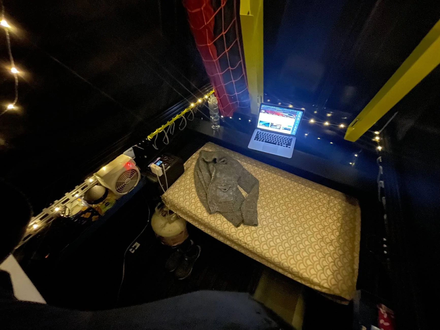 Tesla Cybertruck Husky Storage Containers fit nicely in Cybertruck bed IMG_8714