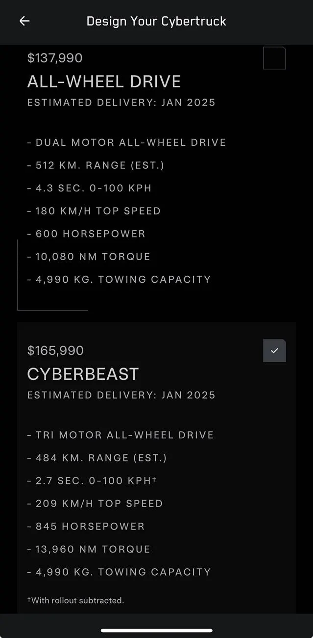 Tesla Cybertruck CANADA: Cybertruck FS now in inventory on tesla.com IMG_9238