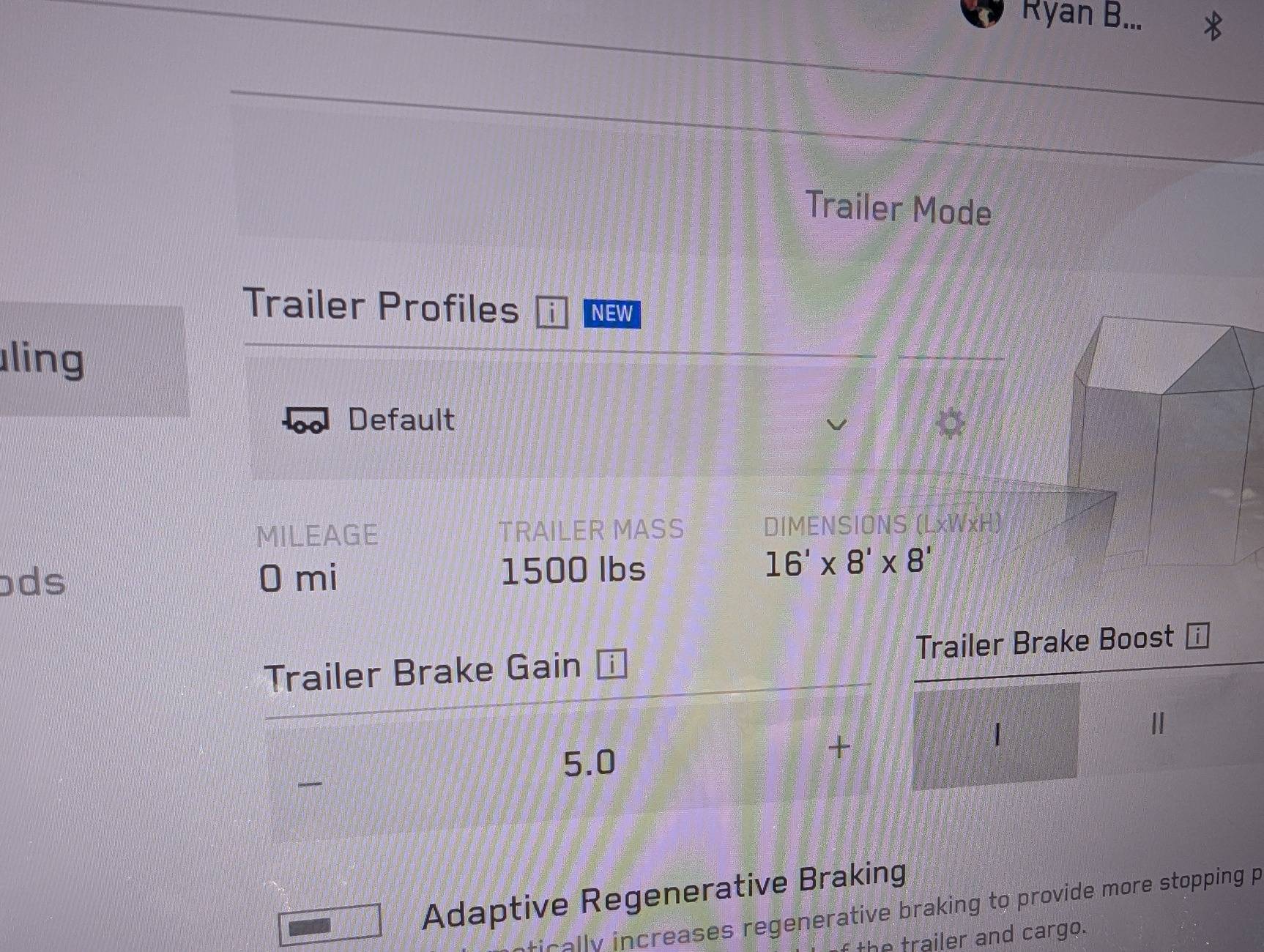 Tesla Cybertruck New "trailer profile" for each trailer in latest software update 1000003309