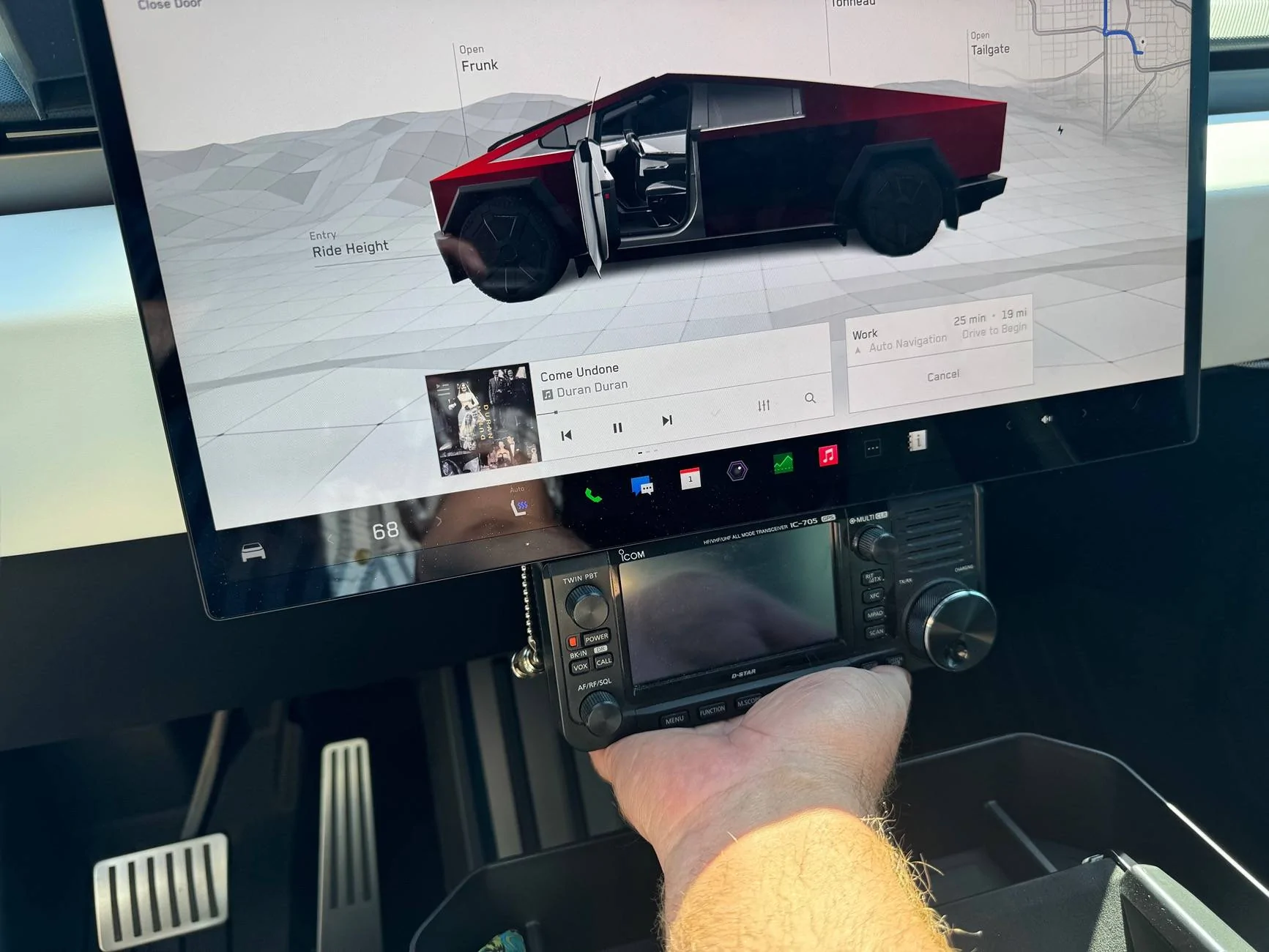 Tesla Cybertruck HAM radio antenna mount options IMG_0928