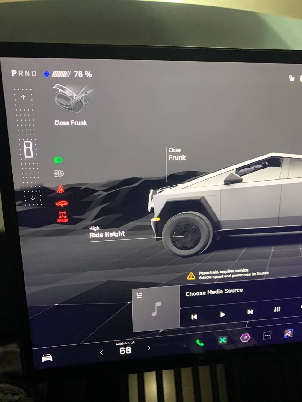 Tesla Cybertruck Tow Required from Supercharger Station (Error Code: DIRER_a149) IMG_9137