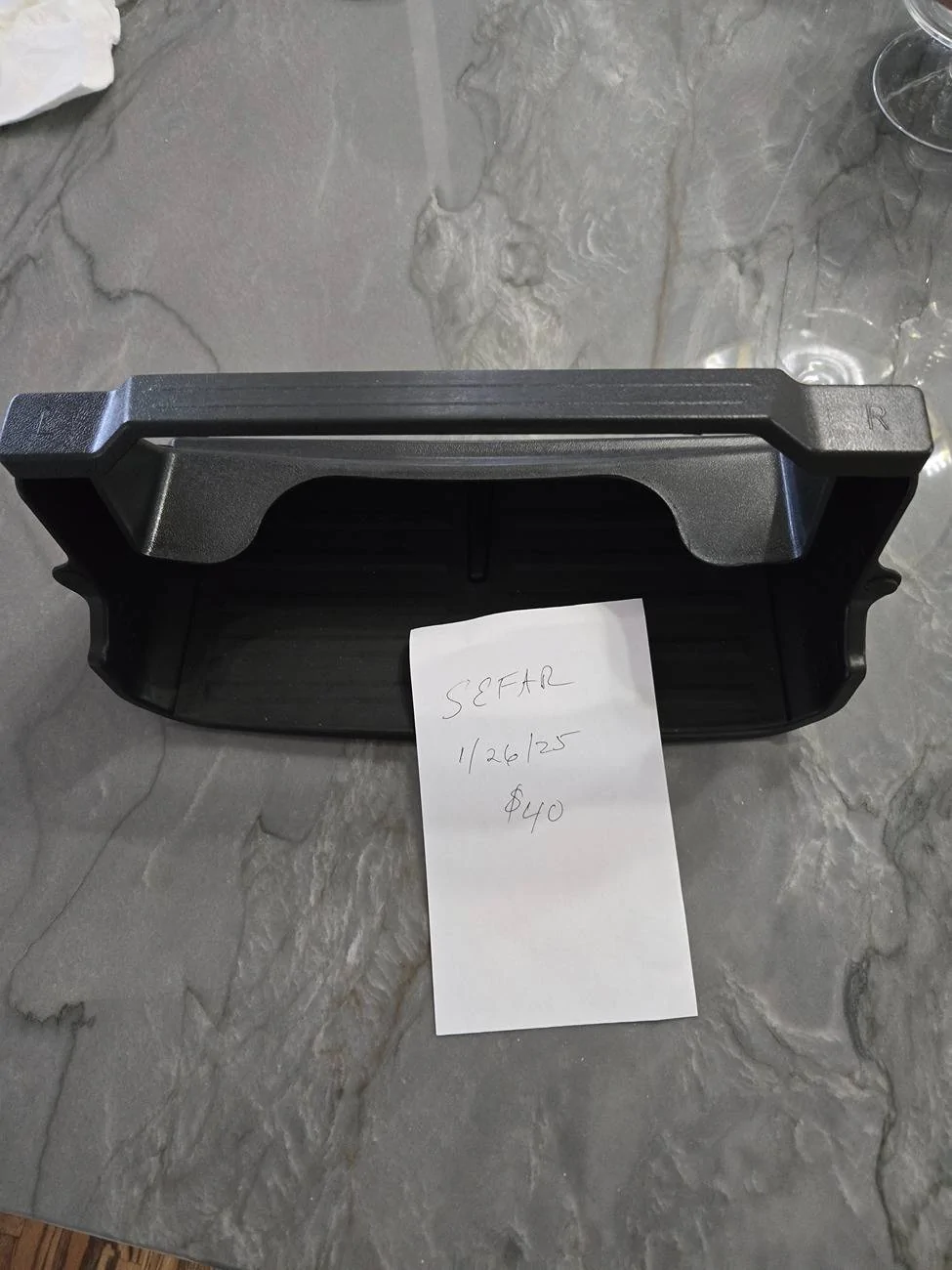 Tesla Cybertruck LOWER PRICE Under screen storage 20250126_102006
