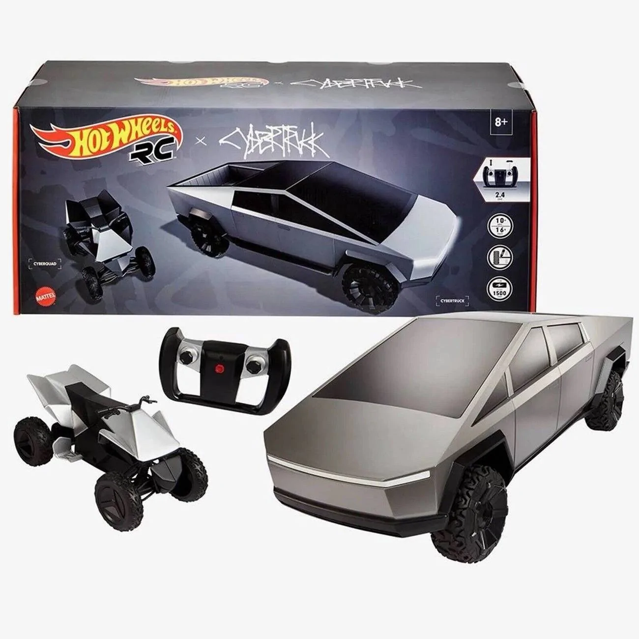 Tesla Cybertruck Cyberquad is out!!! “Hotwheels” cybertruck