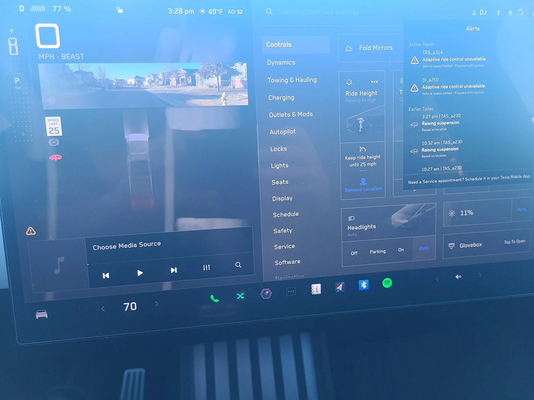 Tesla Cybertruck Recall for suspension? 20250116_152816