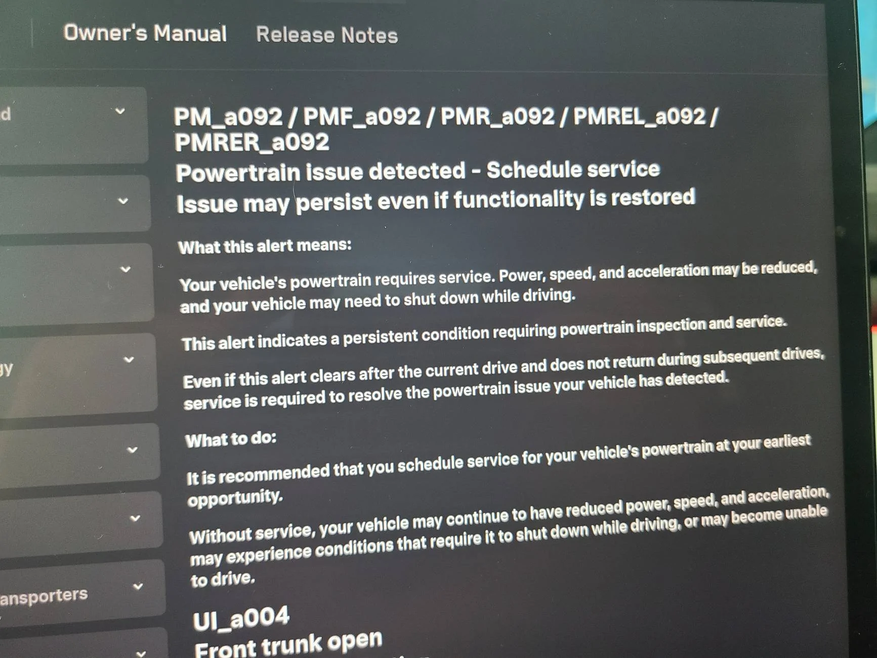 Tesla Cybertruck Recall for suspension? 20250116_154228