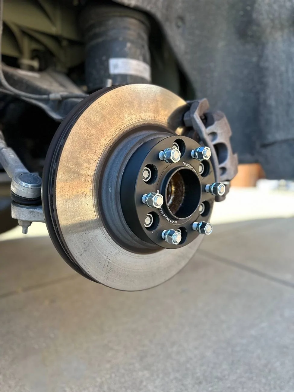 Tesla Cybertruck T Sportline Wheel Spacers (Before + After) CT WS