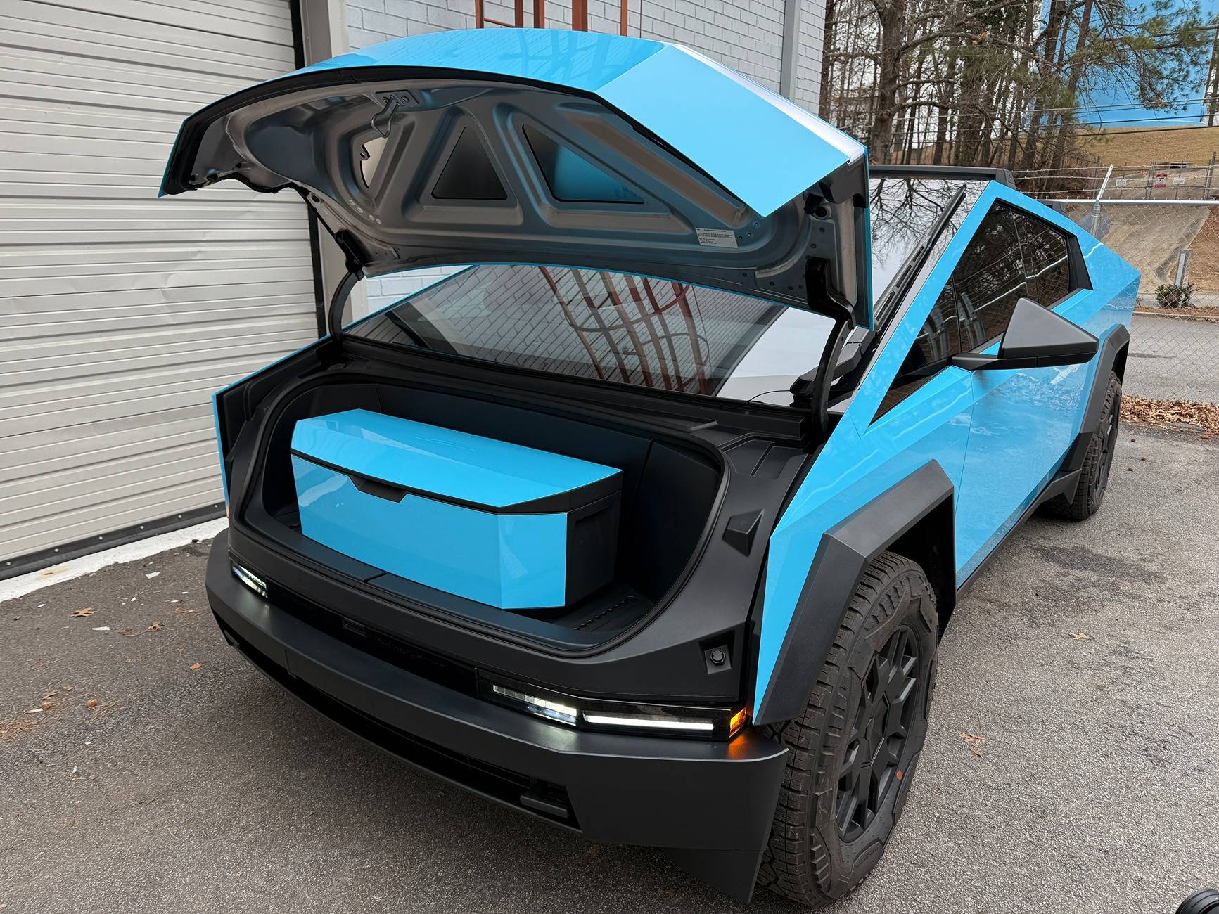 Tesla Cybertruck Gloss Olympia Blue PPF x T Sportline DIY Kit installed IMG_2860 2.JPG