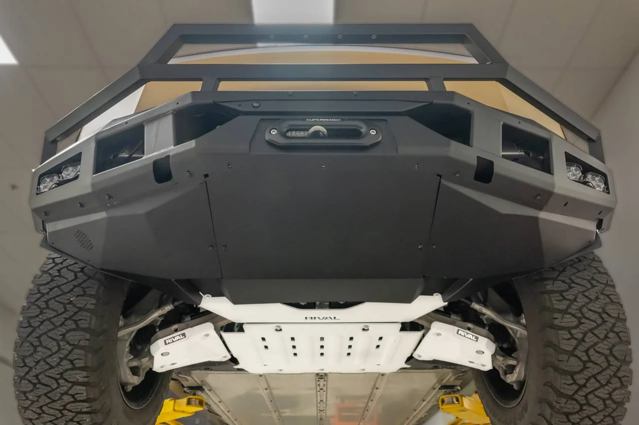 Tesla Cybertruck New Skid Plates and T Sportline CTX Bumper Skid Plates Installed - Pics Posted! 01_CYB - Skidplates - Web-3