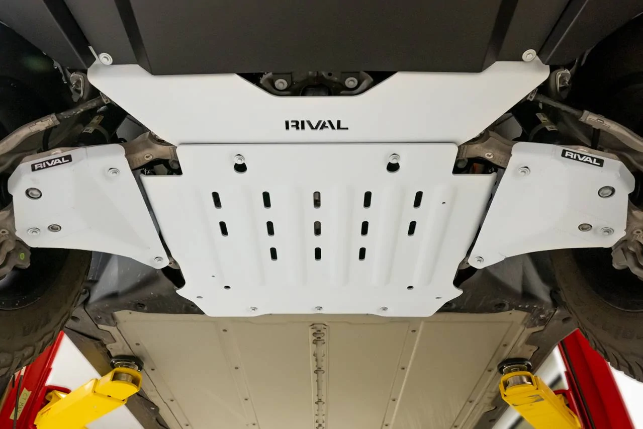 Tesla Cybertruck New Skid Plates and T Sportline CTX Bumper Skid Plates Installed - Pics Posted! 01_CYB - Skidplates - Web-4