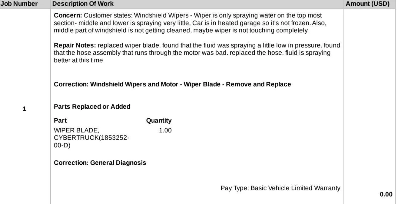 Tesla Cybertruck Does everyone’s windshield wiper suck? 1738378619347-18