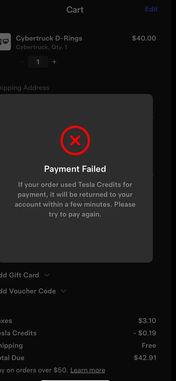 Tesla Cybertruck The $2,500 Tesla credit can be used in separate purchases, but how to get more credits? IMG_9802