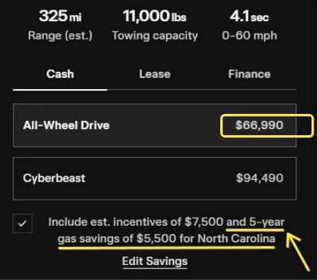 Tesla Cybertruck Breaking: 2025 AWD Cybertruck now officially qualifies for $7500 federal tax credit 4gKZGLt
