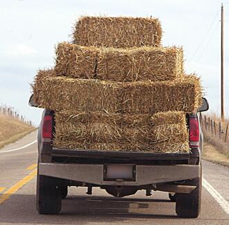 Tesla Cybertruck Hauling 3 string bales of hay 1738697806518-tq