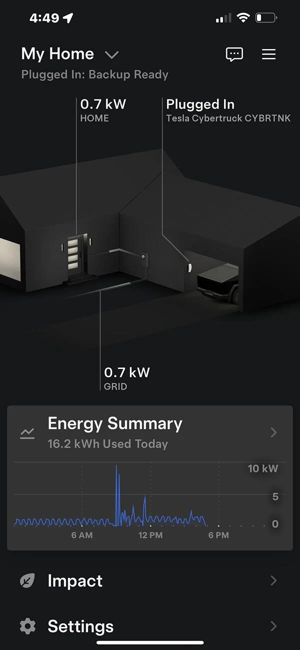Tesla Cybertruck Cybertruck Gateway Universal Charger Powershare Issue IMG_7963
