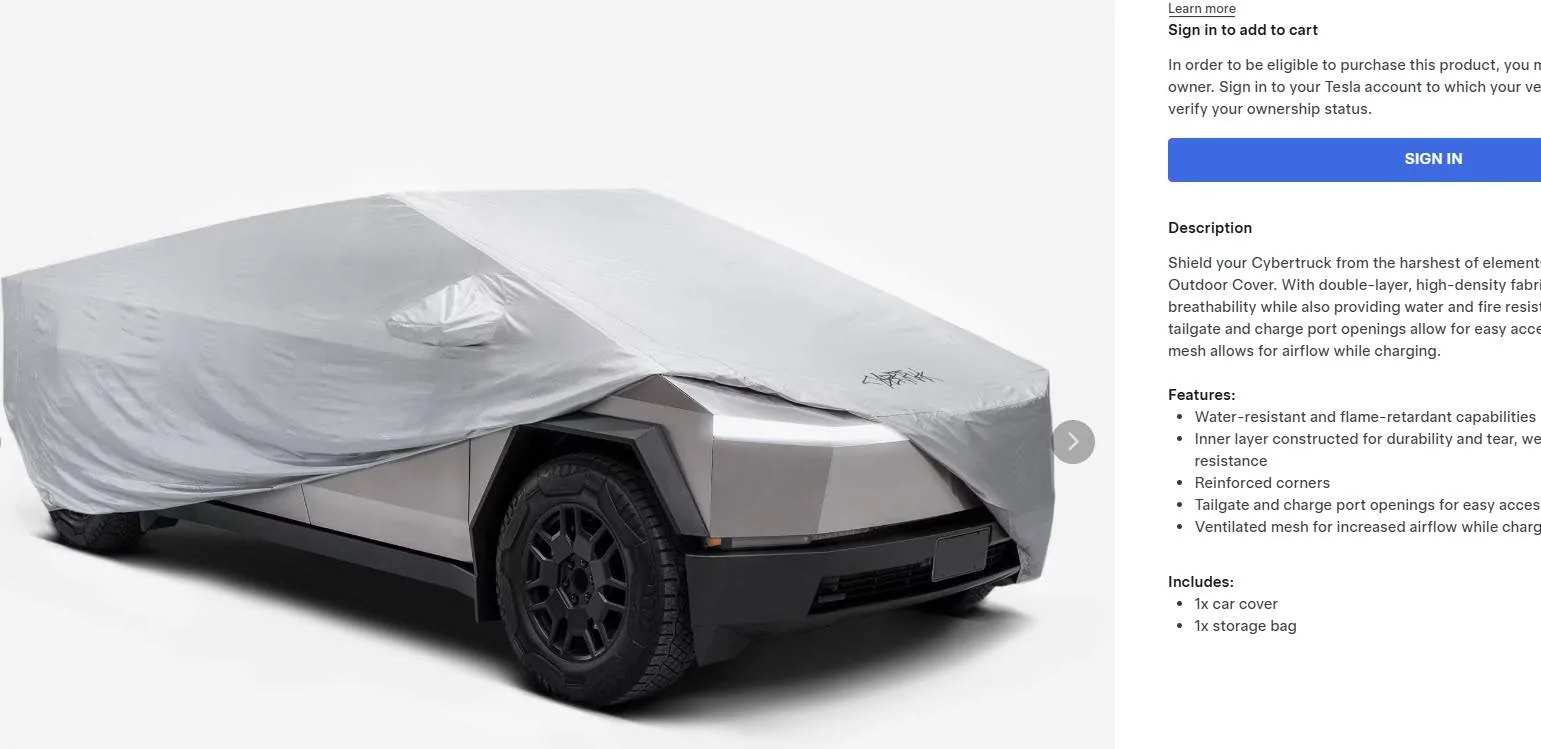 Tesla Cybertruck New Tesla-branded Cover - anyone purchased yet / review? 2025-02-05_10-26-30