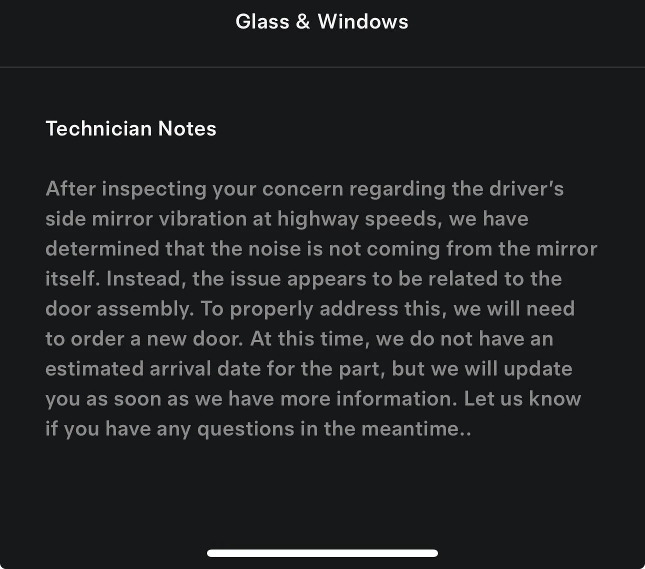 Tesla Cybertruck Vibrating door when closing needs to be replaced . IMG_9506