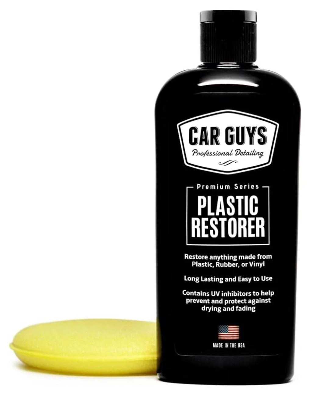 Tesla Cybertruck Black Plastic Trim Restoration using CAR GUYS Plastic Restorer IMG_0944