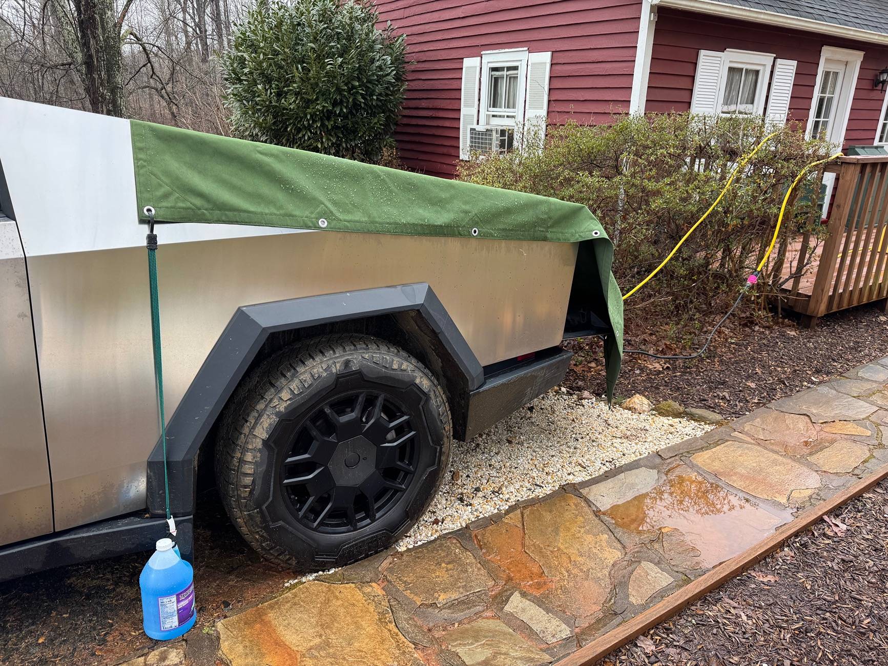 Tesla Cybertruck "Thank You, Elon" said my wife as she became a CT fan during power outage tempImage3Z54BV