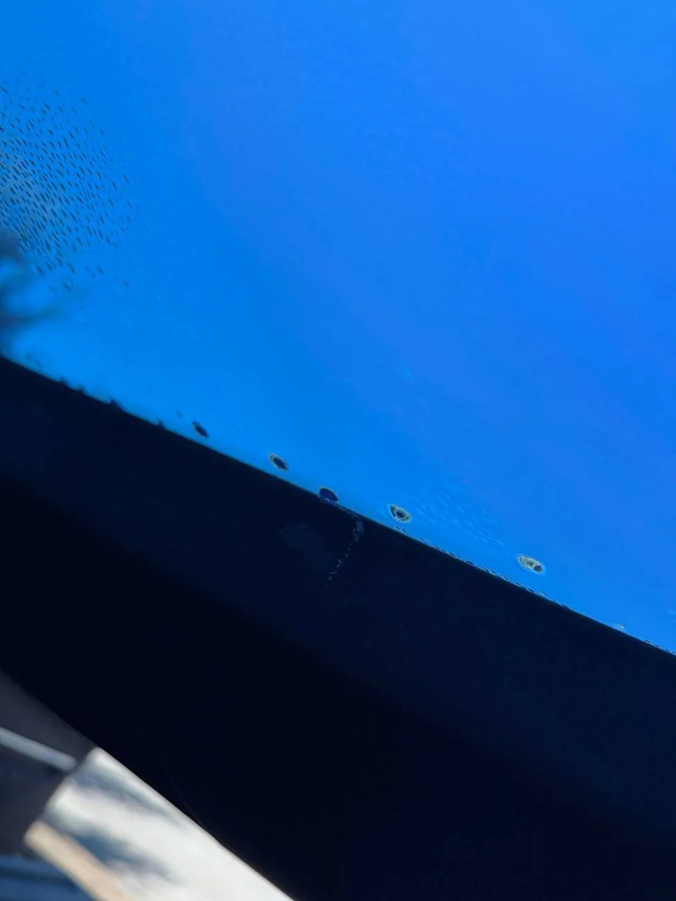 Tesla Cybertruck Rain water leaking into cab IMG_9164