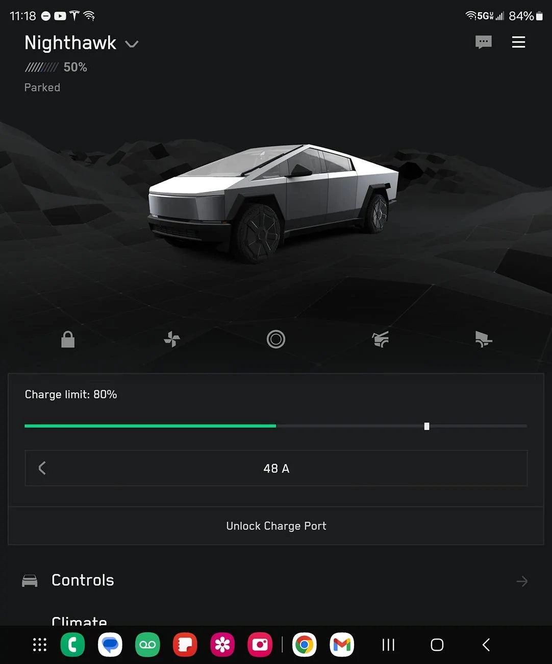 Tesla Cybertruck CP_a043 charge port door sensor fault Screenshot_20250207_111812_Tesla