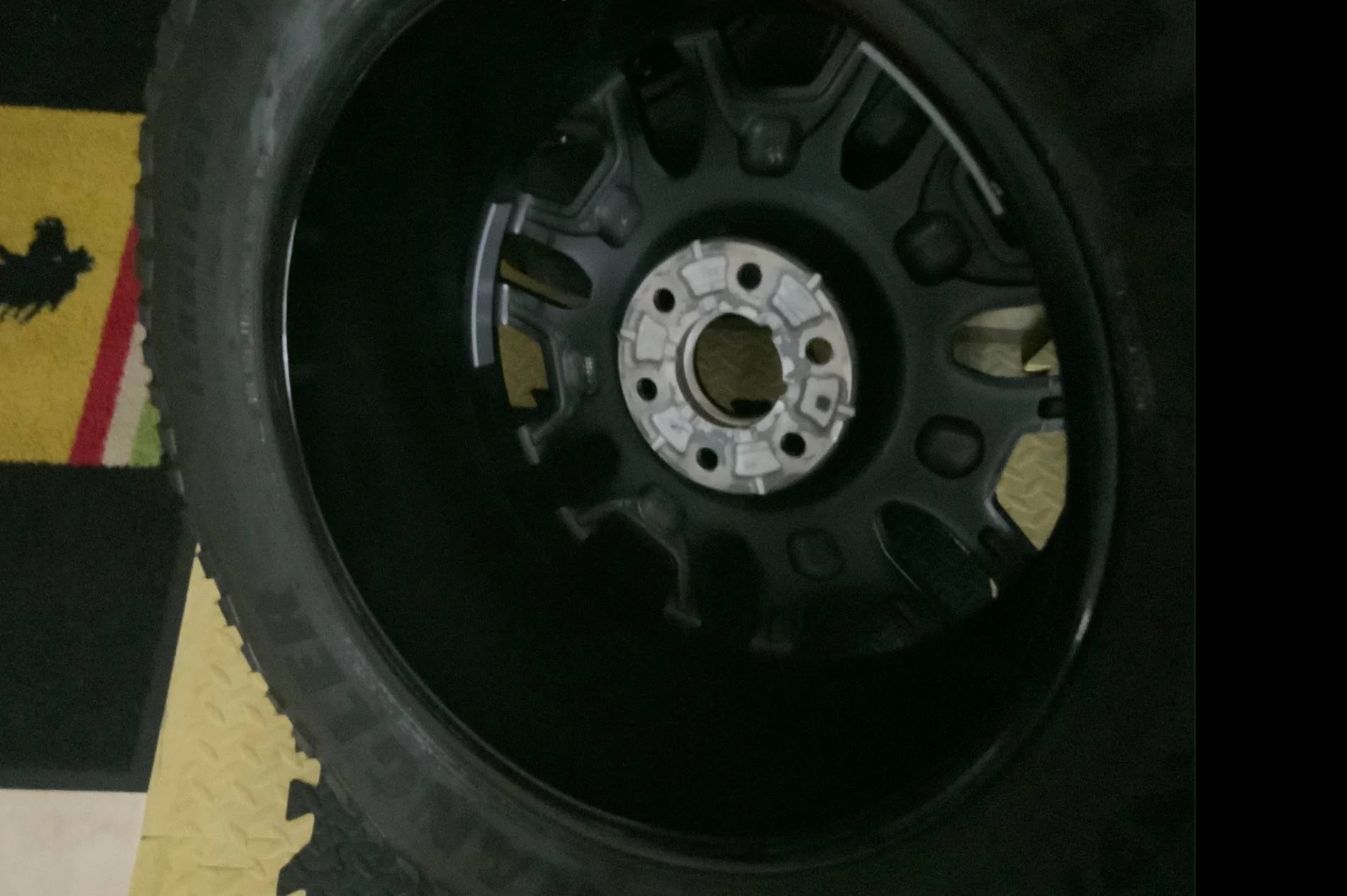 Tesla Cybertruck Rear Wheel Brake Dust IMG_2206