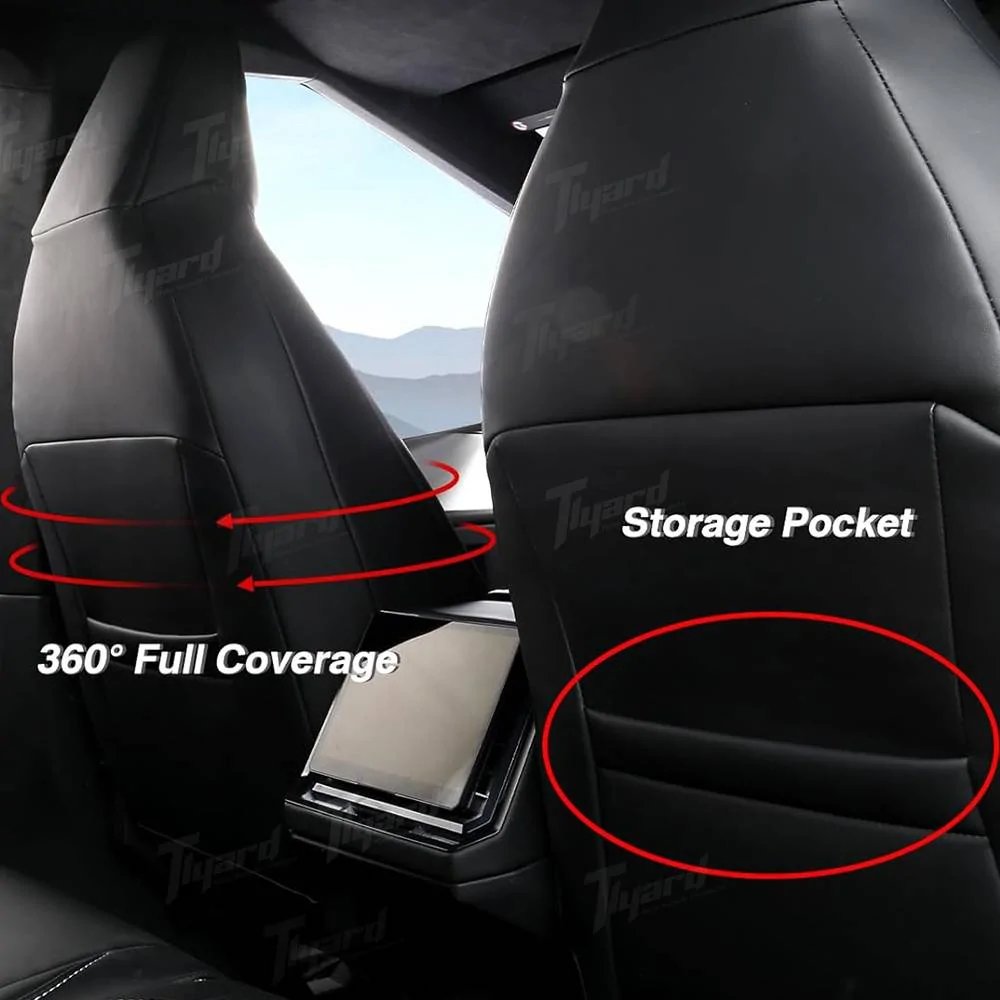 Tesla Cybertruck Protect your cybertruck with Tlyard Full Coverage Seat Covers 7
