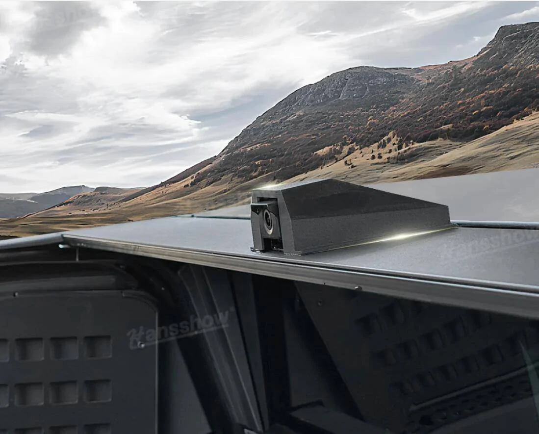 Tesla Cybertruck Cybertruck DashCam Roof-Mounted Camera Cover Is Ready For Rearview Mirror Screen! - by Hansshow 1739013311405-99