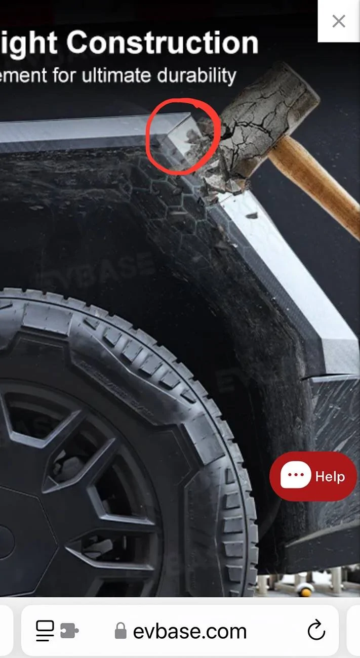 Tesla Cybertruck Unplugged Performance fender flares installed [photos & video added] IMG_3211