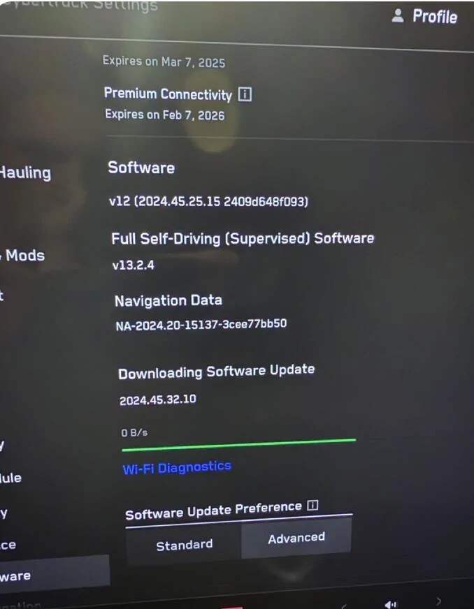 Tesla Cybertruck Help! Just picked up a 2025 CT but FSD won't enable... Screenshot 2025-02-08 at 11.26.38 PM