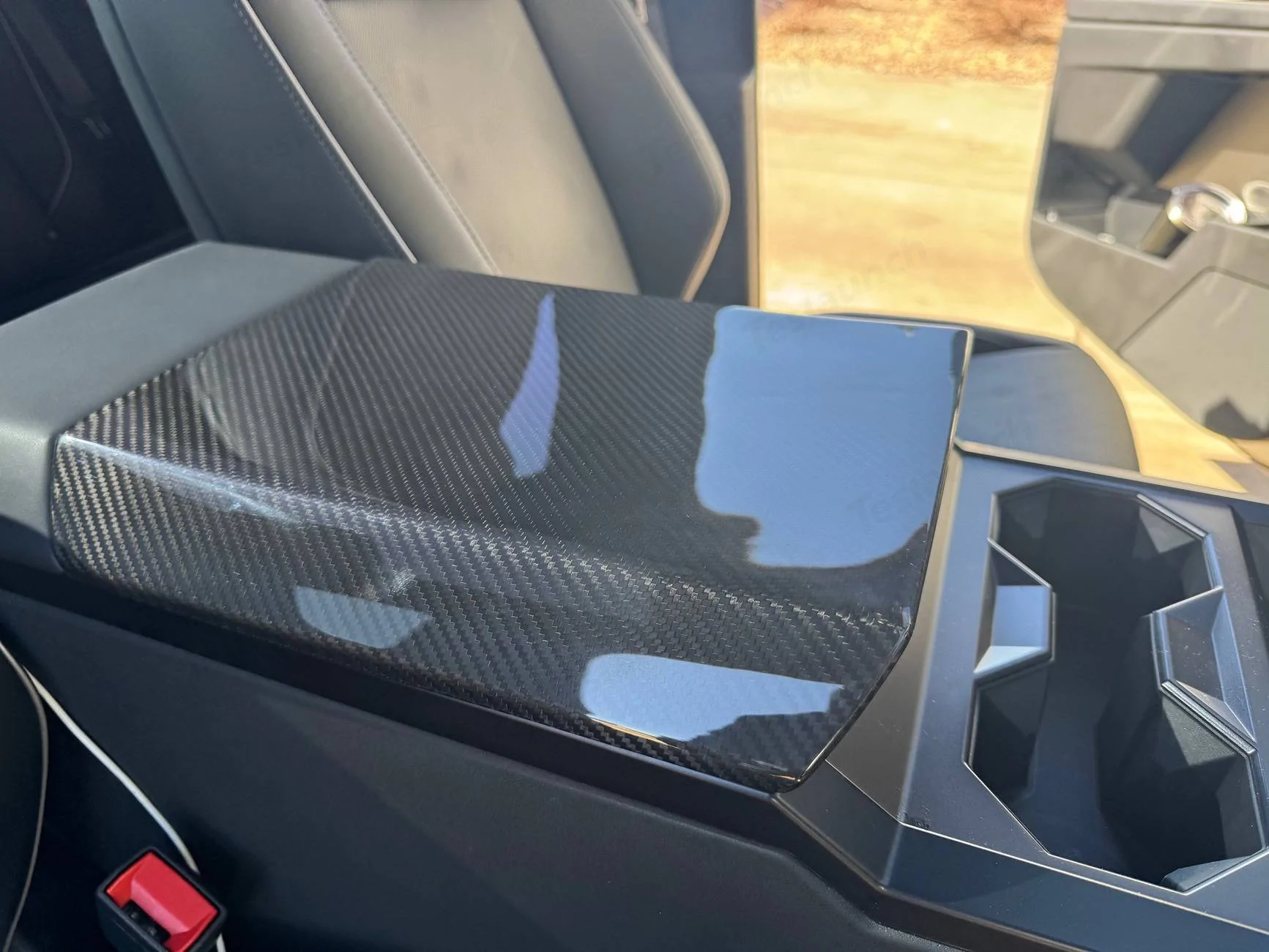 Tesla Cybertruck Upgrade Your Cybertruck With Real Carbon Fiber Accessories by Teslaunch! 🚀🔥 5