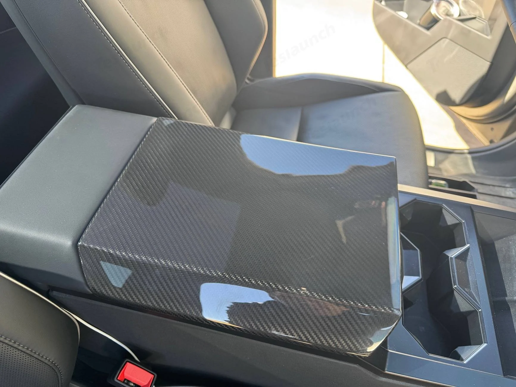 Tesla Cybertruck Upgrade Your Cybertruck With Real Carbon Fiber Accessories by Teslaunch! 🚀🔥 4