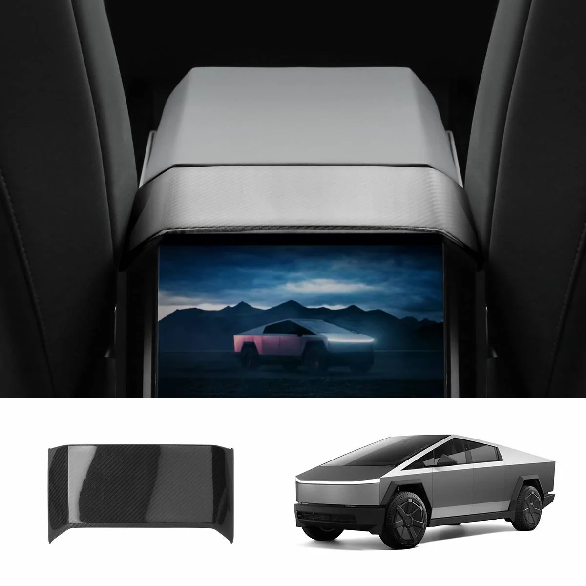 Tesla Cybertruck Upgrade Your Cybertruck With Real Carbon Fiber Accessories by Teslaunch! 🚀🔥 1 拷贝
