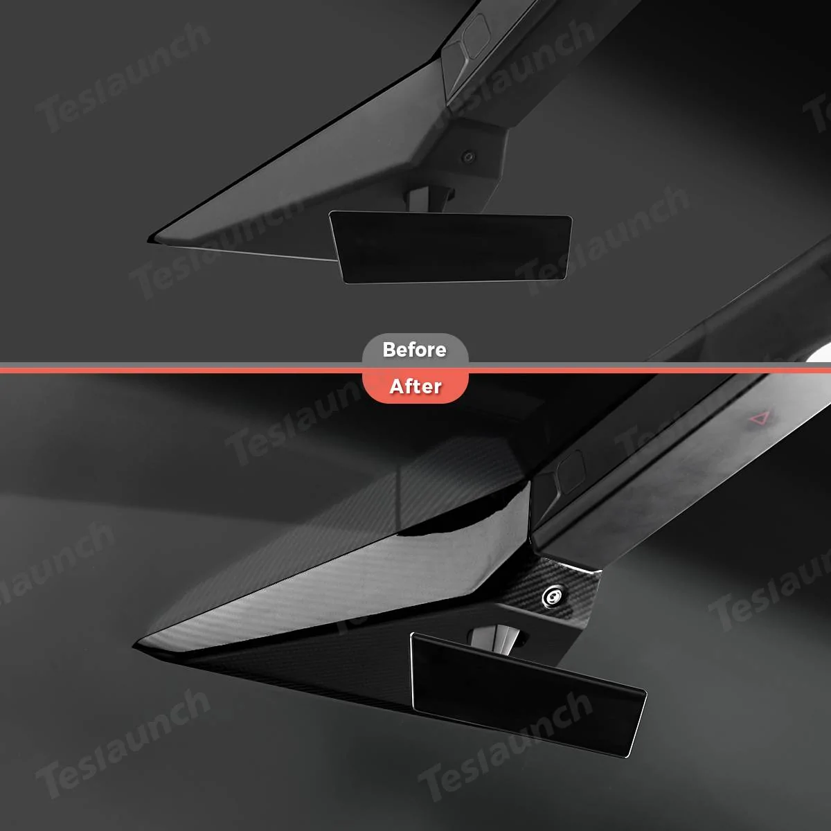 Tesla Cybertruck Upgrade Your Cybertruck With Real Carbon Fiber Accessories by Teslaunch! 🚀🔥 2 拷贝