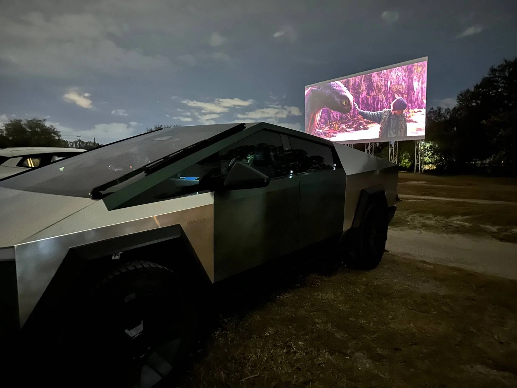 Tesla Cybertruck 3M Vinyl Pine Green Metallic Self Wrap Kit for Cybertruck from Tesbros Results! IMG_2035