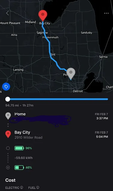 Tesla Cybertruck First Road Trip 470miles - Horrible Efficiency - Cyberbeast w Cyberwheels IMG_3837