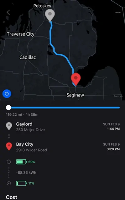 Tesla Cybertruck First Road Trip 470miles - Horrible Efficiency - Cyberbeast w Cyberwheels IMG_3853