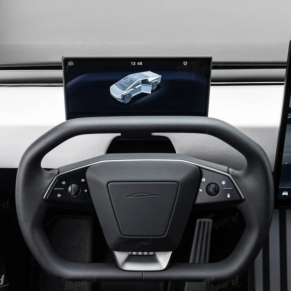 Tesla Cybertruck 𝐃𝐫𝐢𝐯𝐞 𝐬𝐦𝐚𝐫𝐭𝐞𝐫 ,𝐒𝐭𝐚𝐲 𝐜𝐨𝐧𝐧𝐞𝐜𝐭𝐞𝐝 𝐰𝐢𝐭𝐡 𝐂𝐲𝐛𝐞𝐫𝐭𝐫𝐮𝐜𝐤 𝟖.𝟗 𝐝𝐚𝐬𝐡𝐛𝐨𝐚𝐫𝐝 𝐝𝐢𝐬𝐩𝐥𝐚𝐲 | 𝐓𝐥𝐲𝐚𝐫𝐝 3