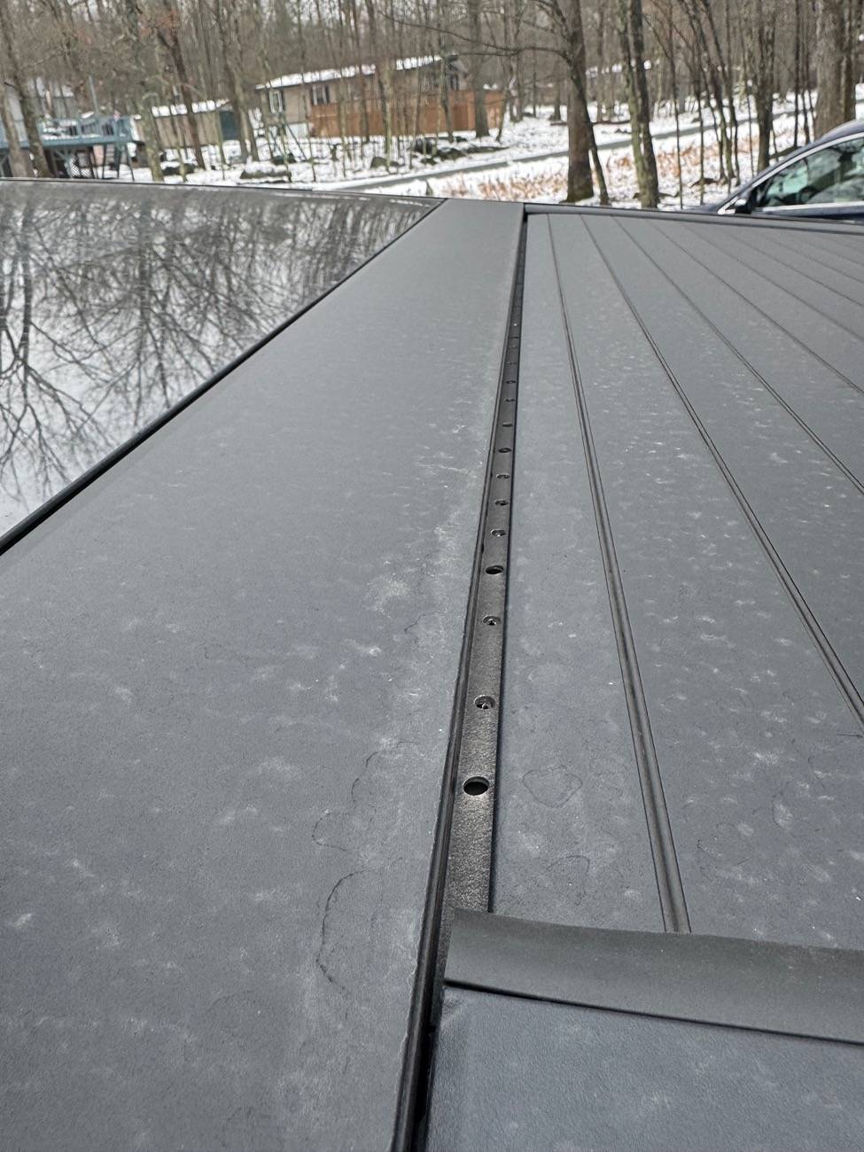 Tesla Cybertruck Tonneau cover gap issue fixed by Service Center under warranty IMG_4237