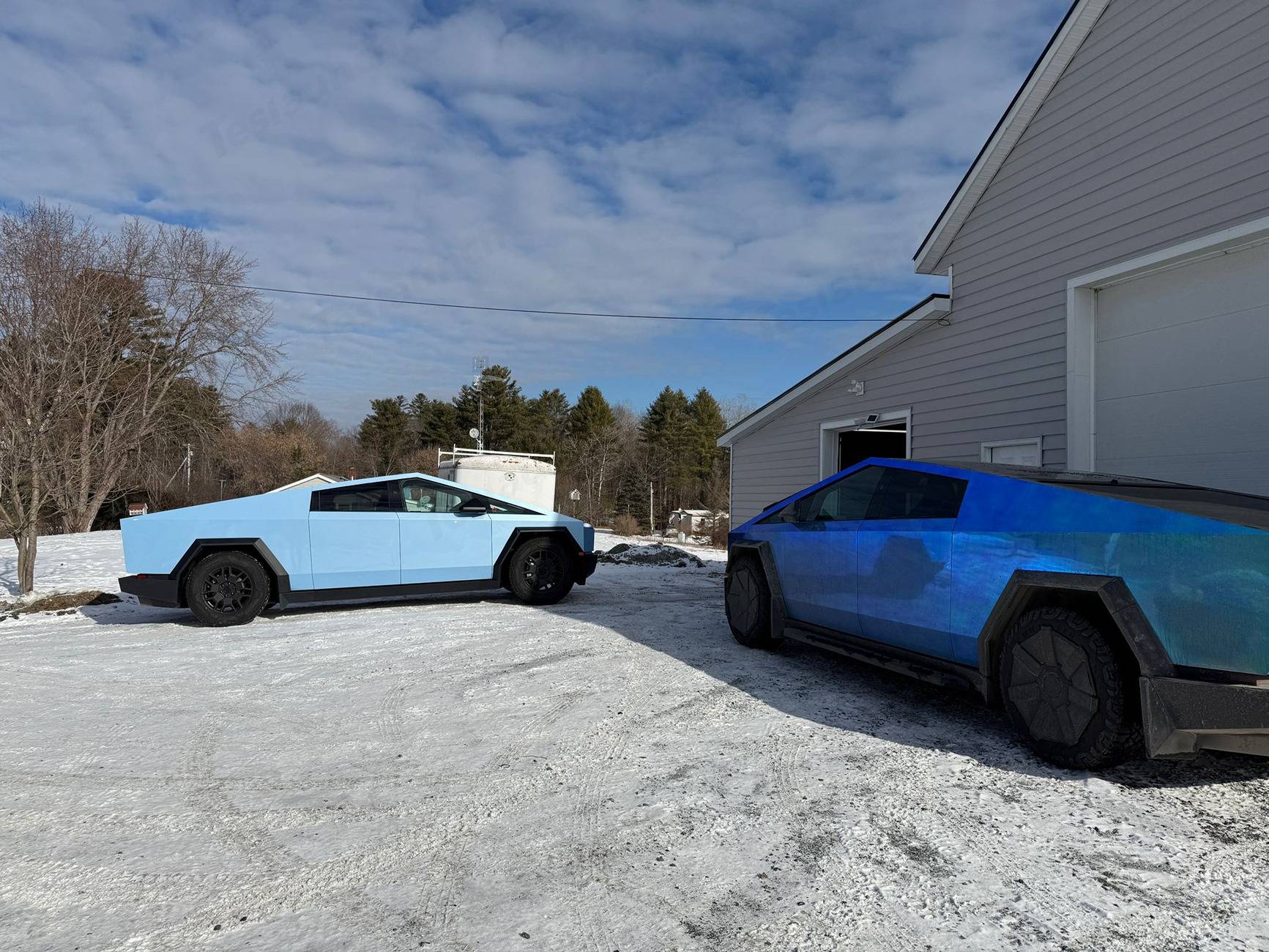 Tesla Cybertruck Show Off Your Wrapped Cybertruck!🚗✨ To Win Teslaunch DIY Color Wrap Film Giveaway 07