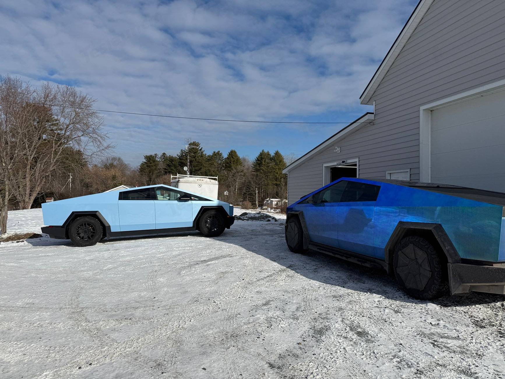 Tesla Cybertruck Show Off Your Wrapped Cybertruck!🚗✨ To Win Teslaunch DIY Color Wrap Film Giveaway 09